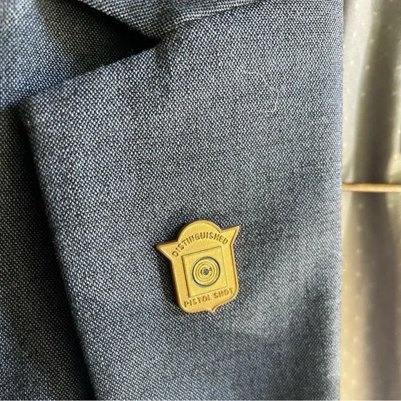 Distinguished Pistol Shot Lapel Pin - Picture 3 of 4